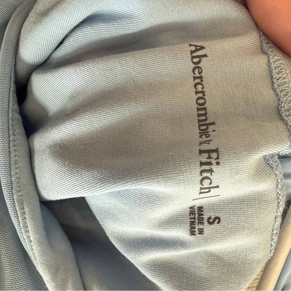 Abercrombie Mesh Racerback Maxi Dress-Light Blue-NWT